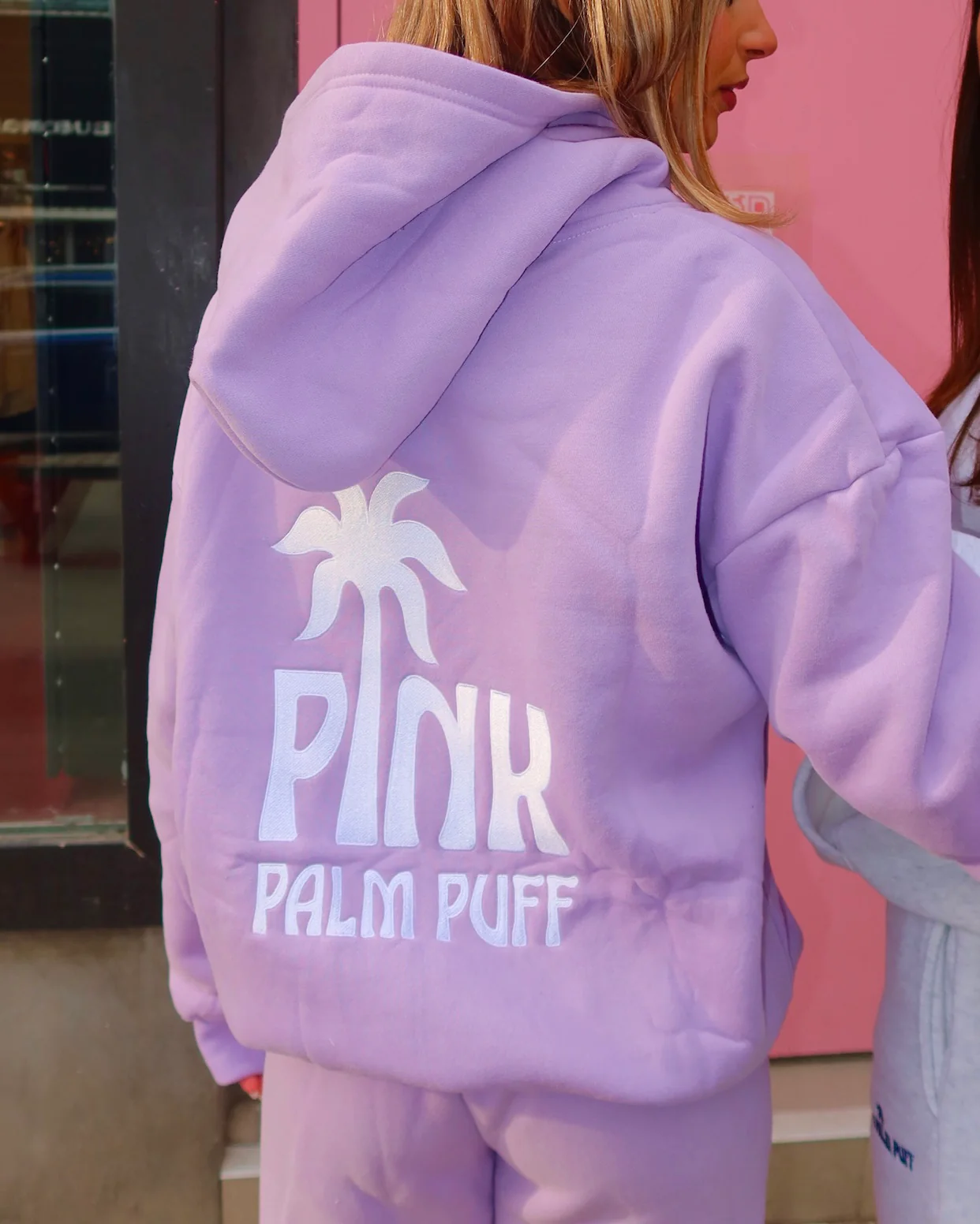 Classic Puff Hoodie in Orchid - Image 3