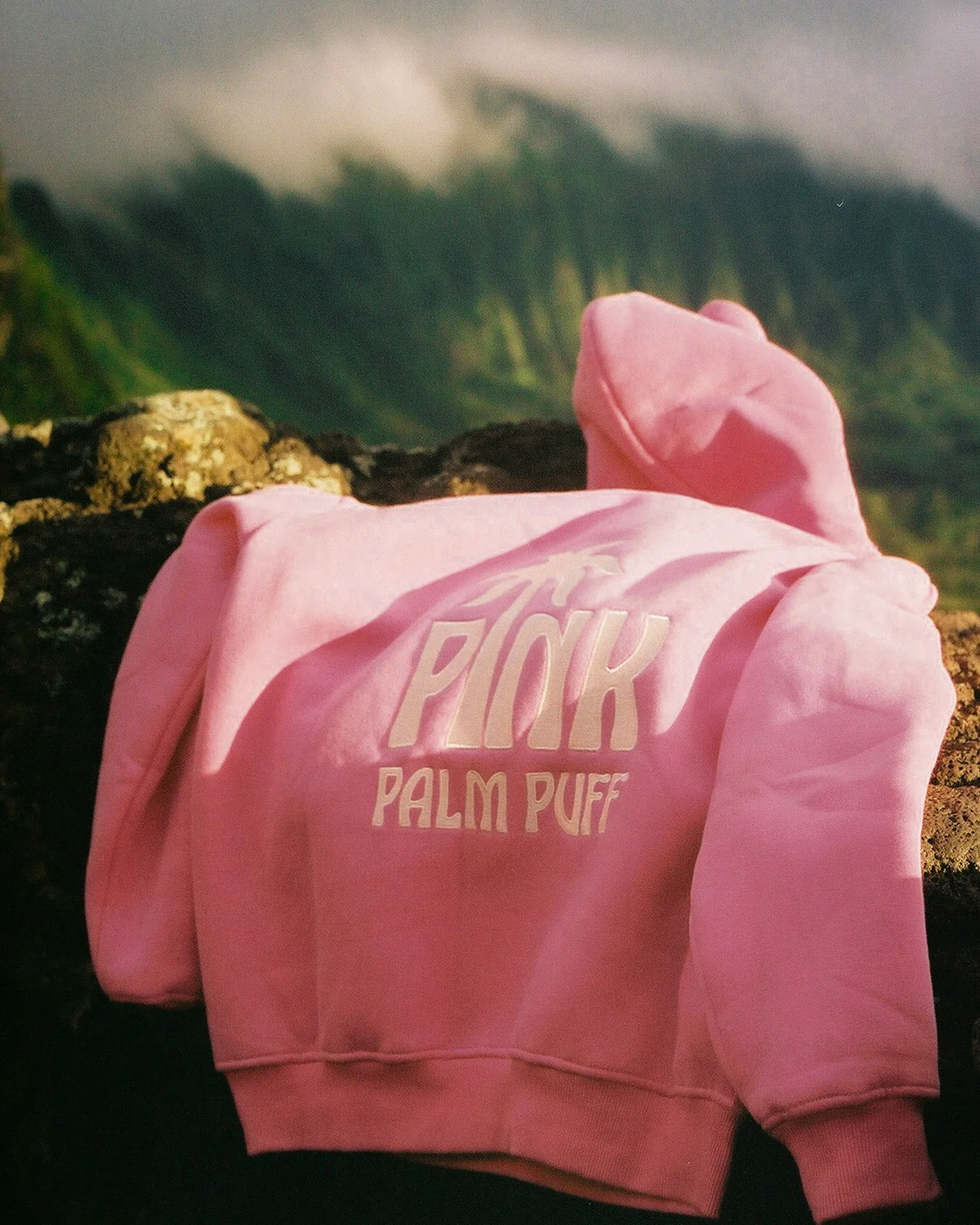 Classic Puff Hoodie in Raspberry - Image 7