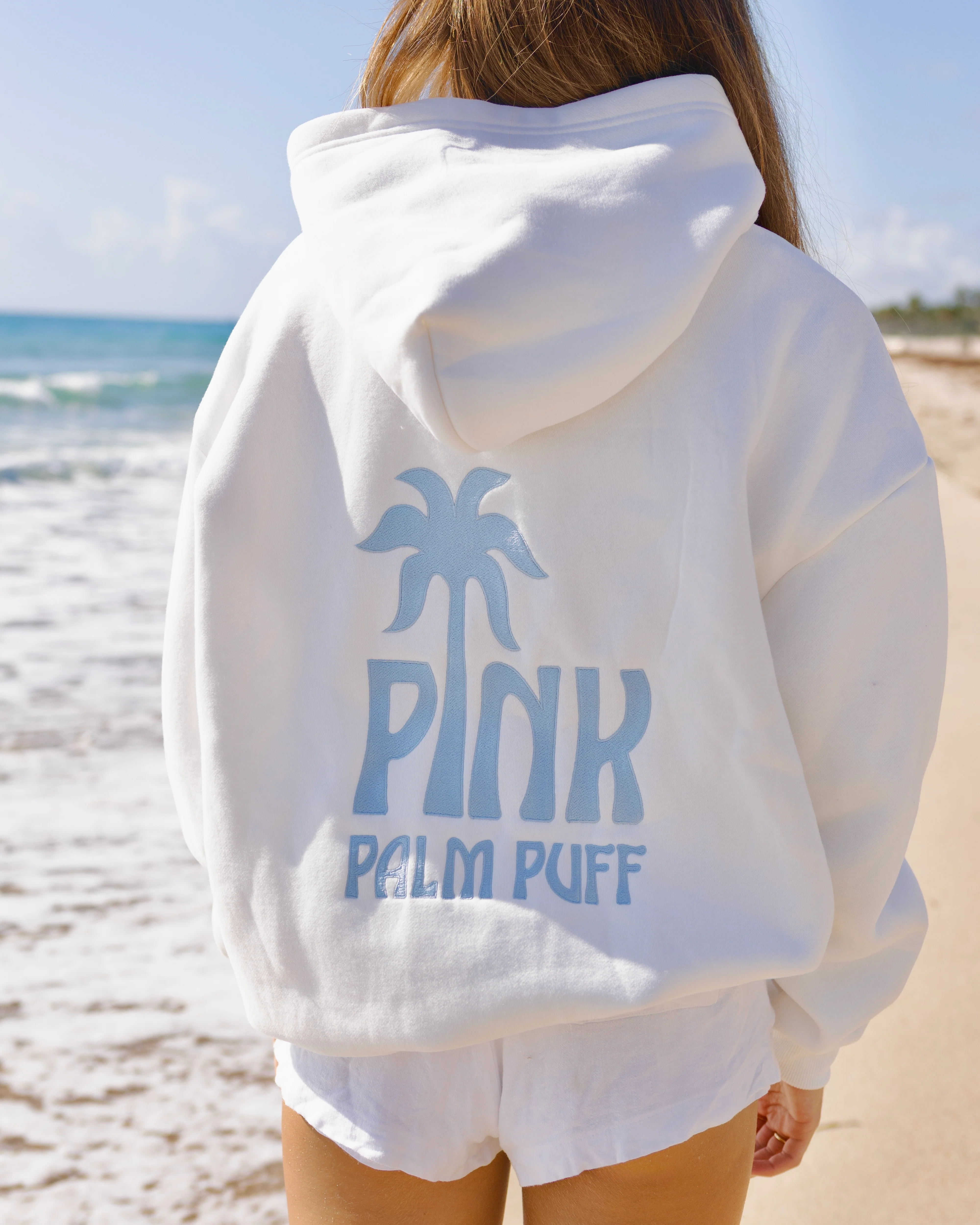 Classic Puff Hoodie in Ocean Air - Image 2