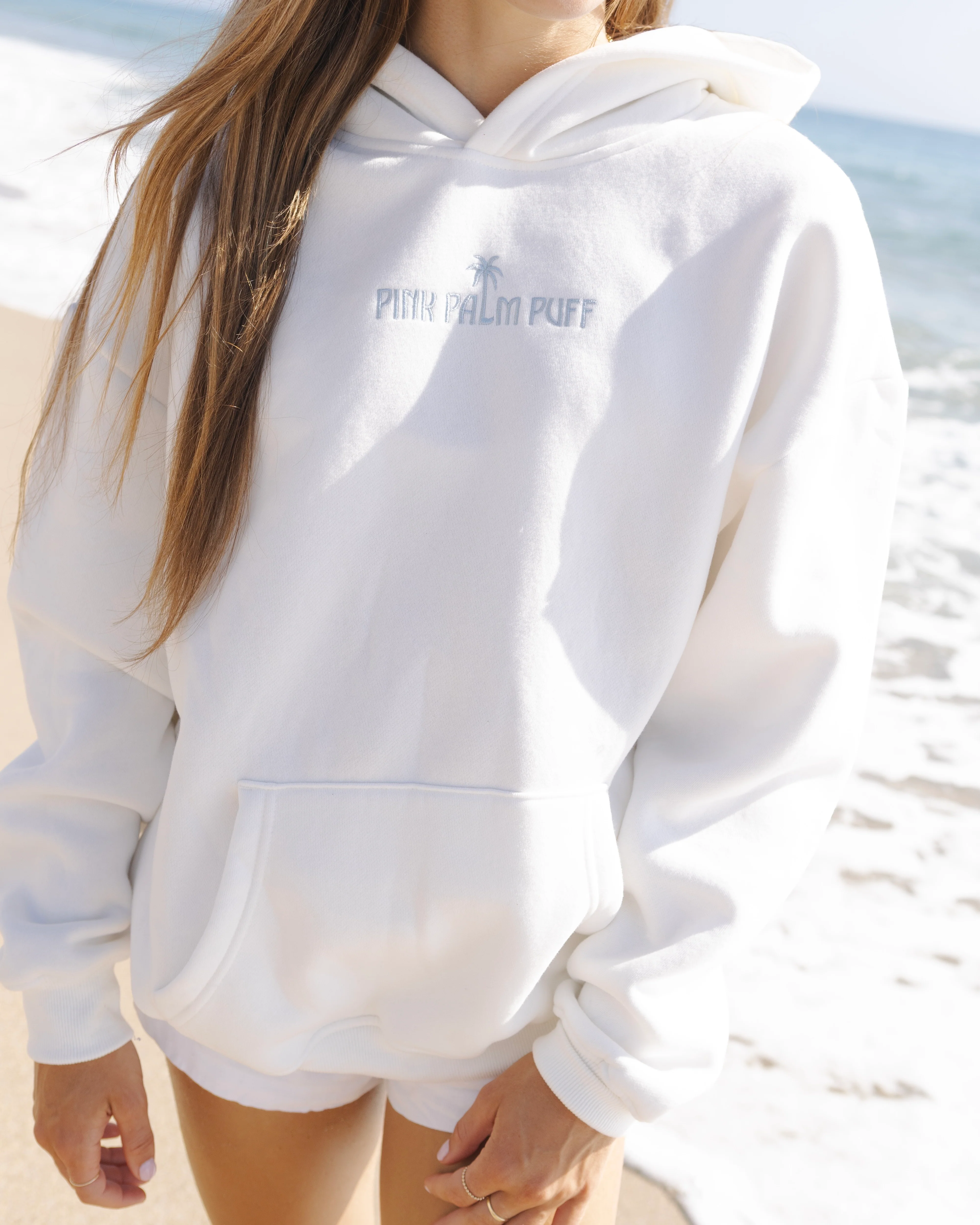 Classic Puff Hoodie in Ocean Air - Image 3