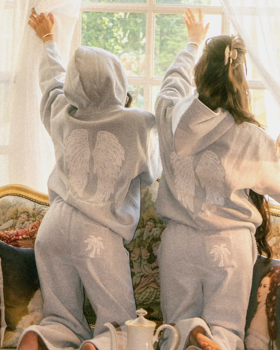 "Lacy" Hoodie in Sky Grey - Image 6